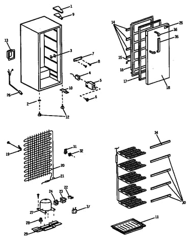 Freezer assembly