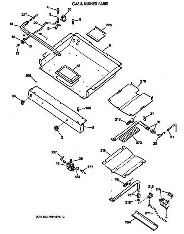 Gas & burner parts
