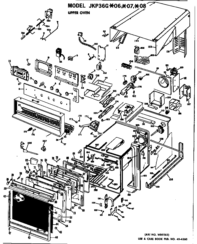 Upper oven