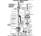 GE WWA8314PML transmission - complete breakdown diagram