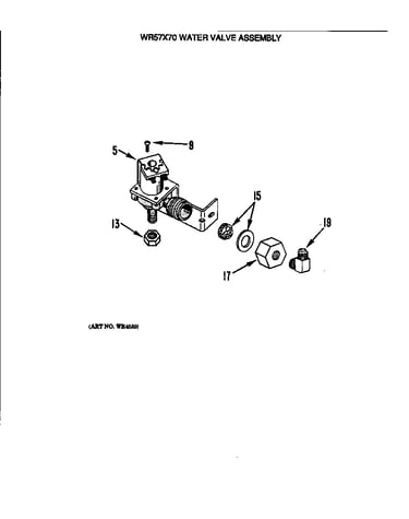 Water valve assembly