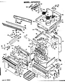 Oven door parts - upper