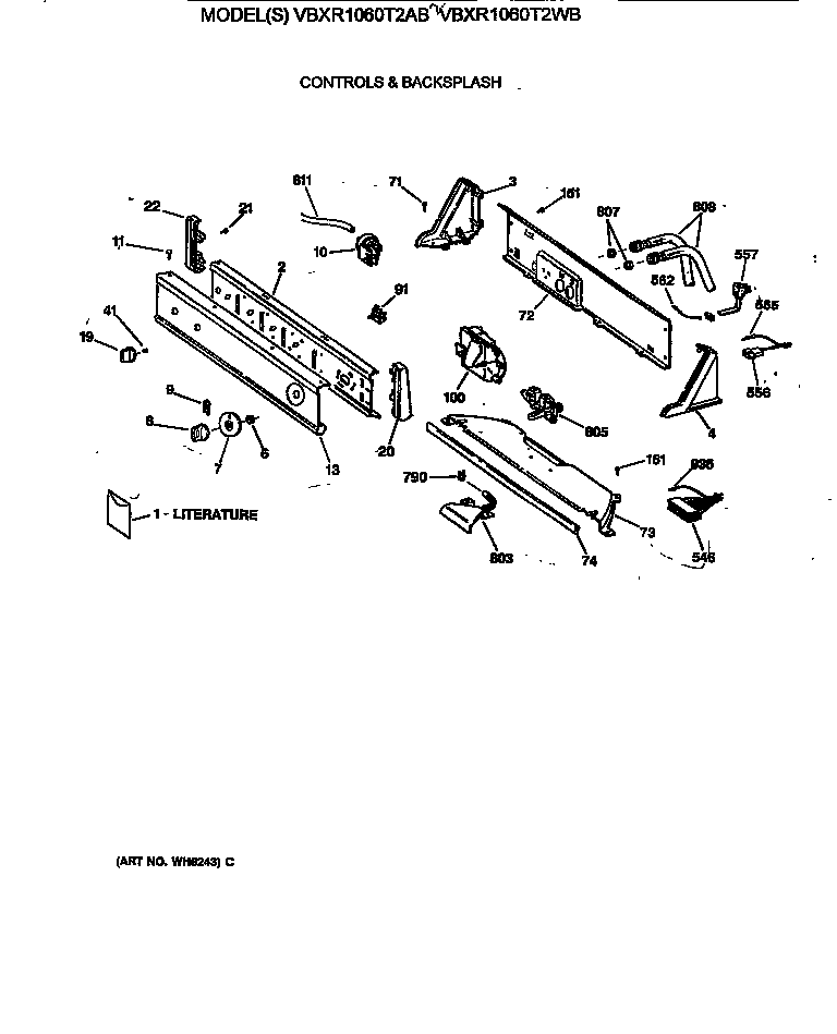 Controls & backsplash