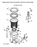 Tub, basket & agitator