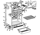 Hotpoint CTX18LLRRWH cabinet diagram