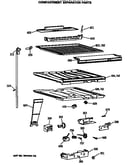 Compartment separator parts