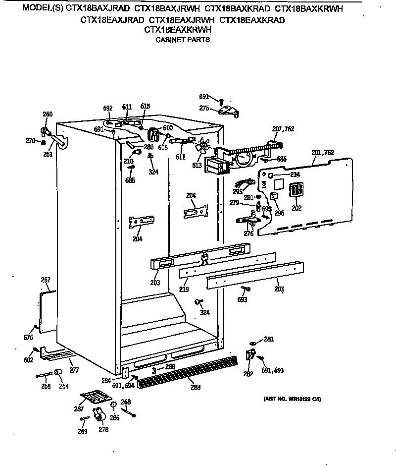 CABINET PARTS