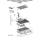 Hotpoint CTX18EAXKRWH shelf parts diagram