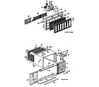Hotpoint KQ810ATW1 grille/cabinet diagram