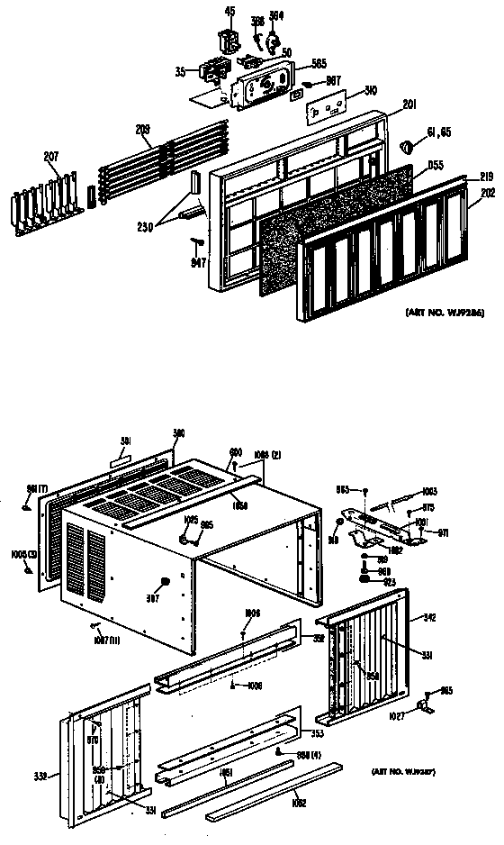 Grille/cabinet
