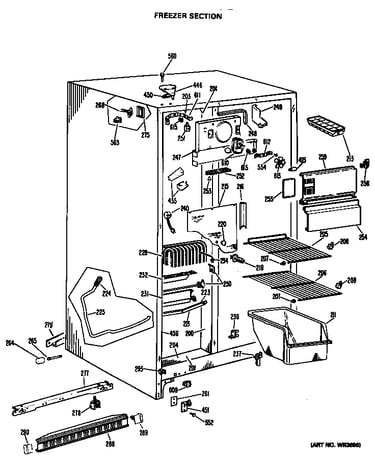 Freezer section