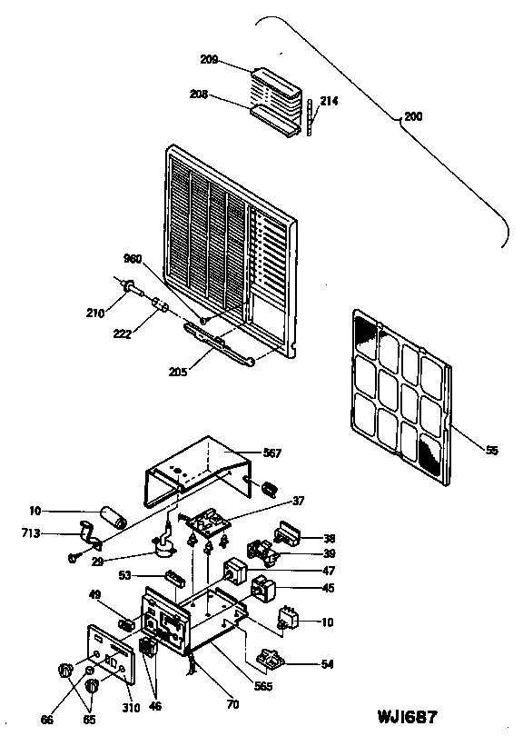 Grille/controls