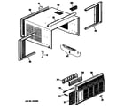 Hotpoint KVS08FAC2 cabinet/grille diagram