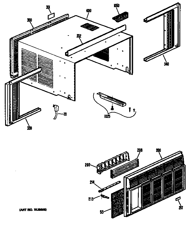 Cabinet/grille