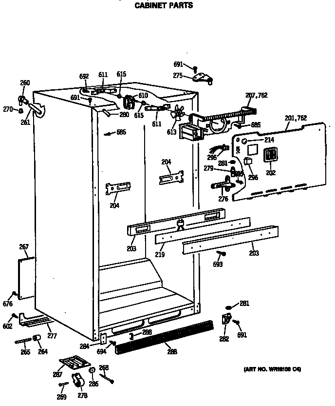 Cabinet parts