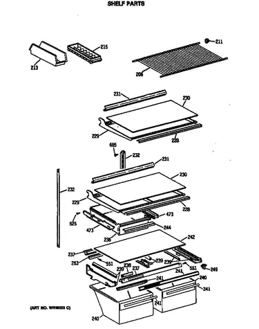 Shelf parts