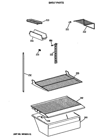 Shelf parts