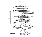 Hotpoint CTX18CASJRWH compartment separator parts diagram