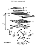 Compartment separator parts