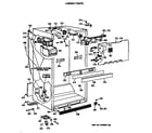 Hotpoint CTX18GASJRWH cabinet parts diagram