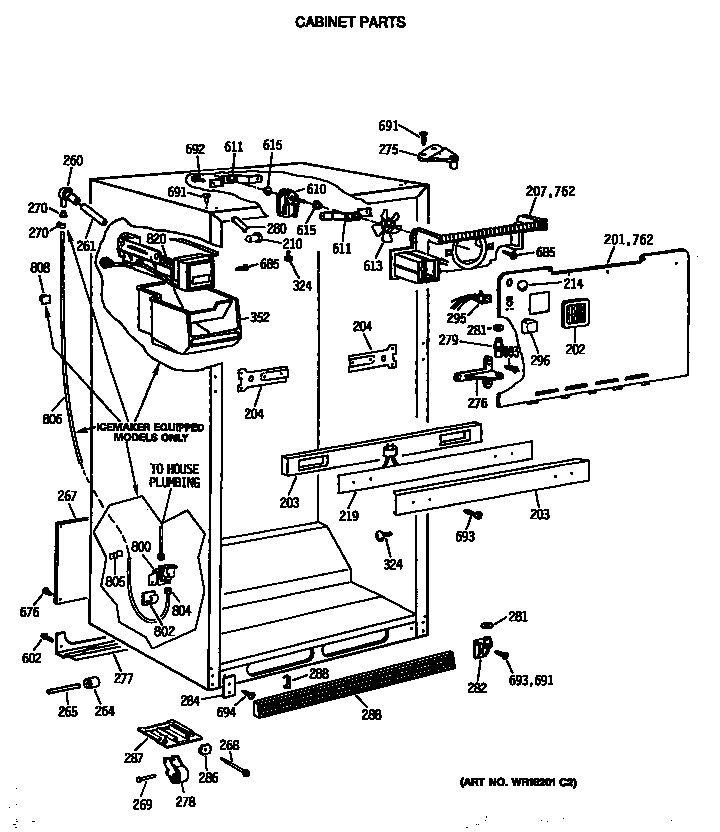 Cabinet parts