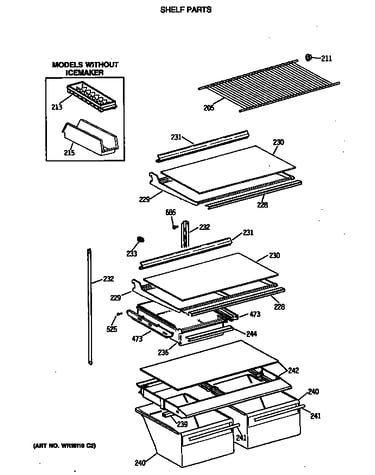 Shelf parts