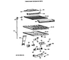 Hotpoint CTX18GASJRWW compartment separator parts diagram