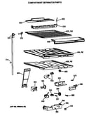 Compartment separator parts
