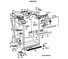 Hotpoint CTX18GASVRAD cabinet parts diagram