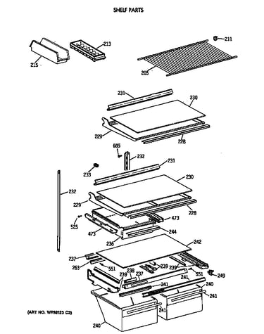 Shelf parts