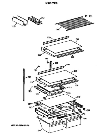 Shelf parts