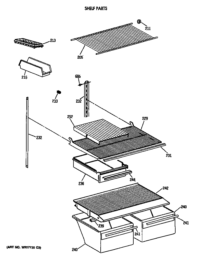 SHELF PARTS