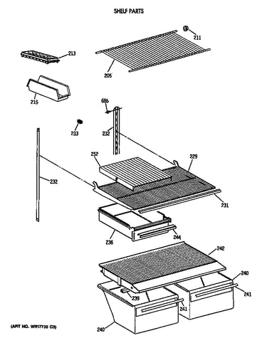 Shelf parts