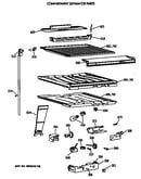 Compartment separator parts