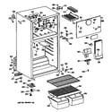 Hotpoint CTX14CATDRWH cabinet diagram