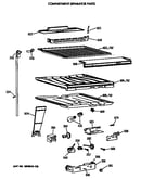 Compartment separator parts