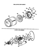 Drum, blower & drive assembly