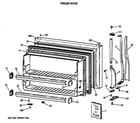 Hotpoint CTX18BAXARWH freezer door diagram