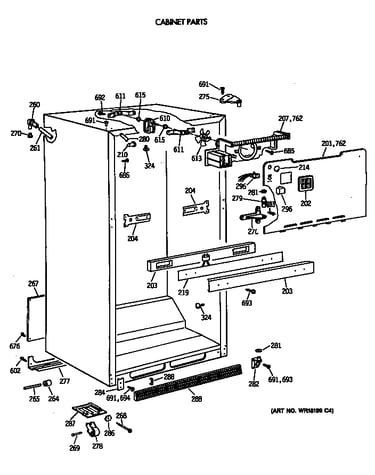 Cabinet parts