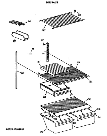 Shelf parts