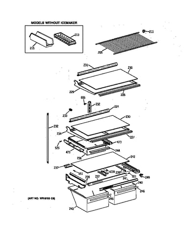 Shelf parts