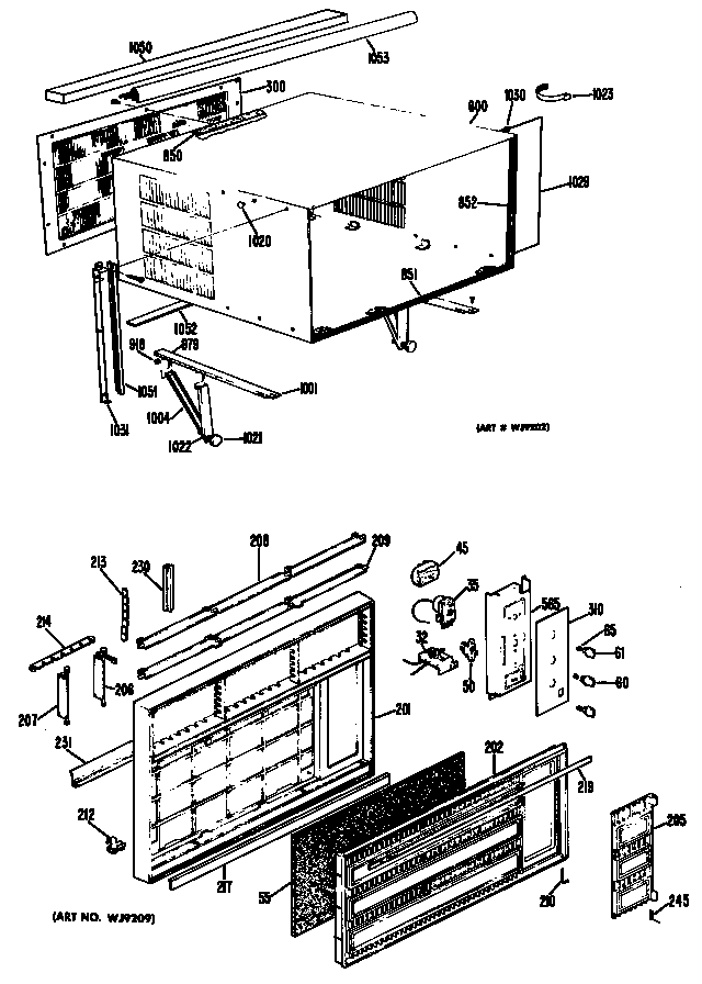 Cabinet/grille