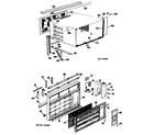 Hotpoint KL524DMH1 cabinet/grille diagram