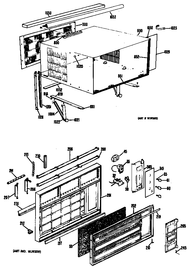 Cabinet/grille