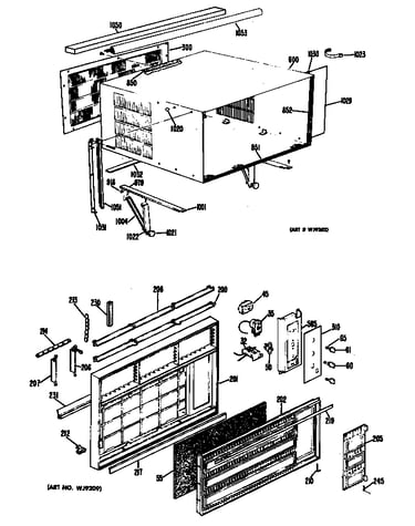 Cabinet/grille