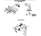 Hotpoint WLW2330BAL backsplash assembly diagram