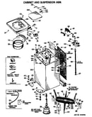 Cabinet and suspension asm.