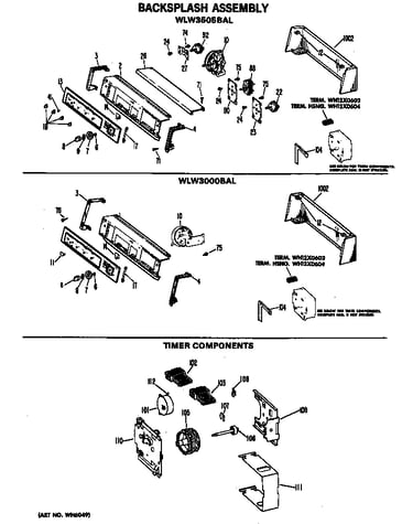 Backsplash assembly