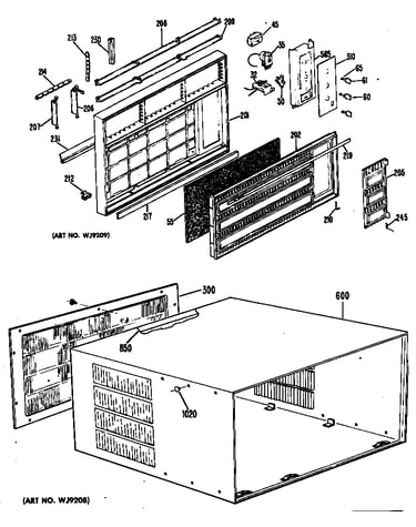 Cabinet/grille