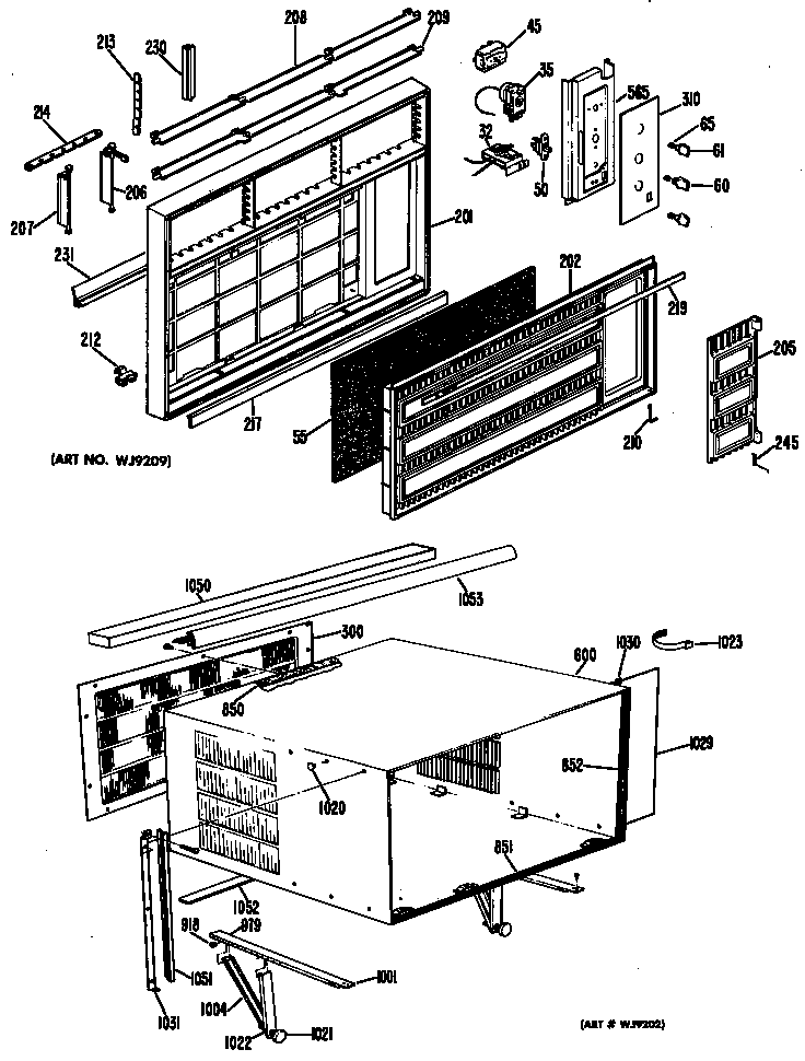 Cabinet/grille